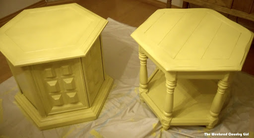 Painting the Night Stands Yellow