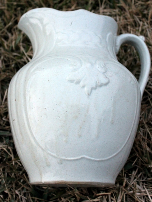 salt glaze pitcher