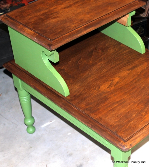 green end table