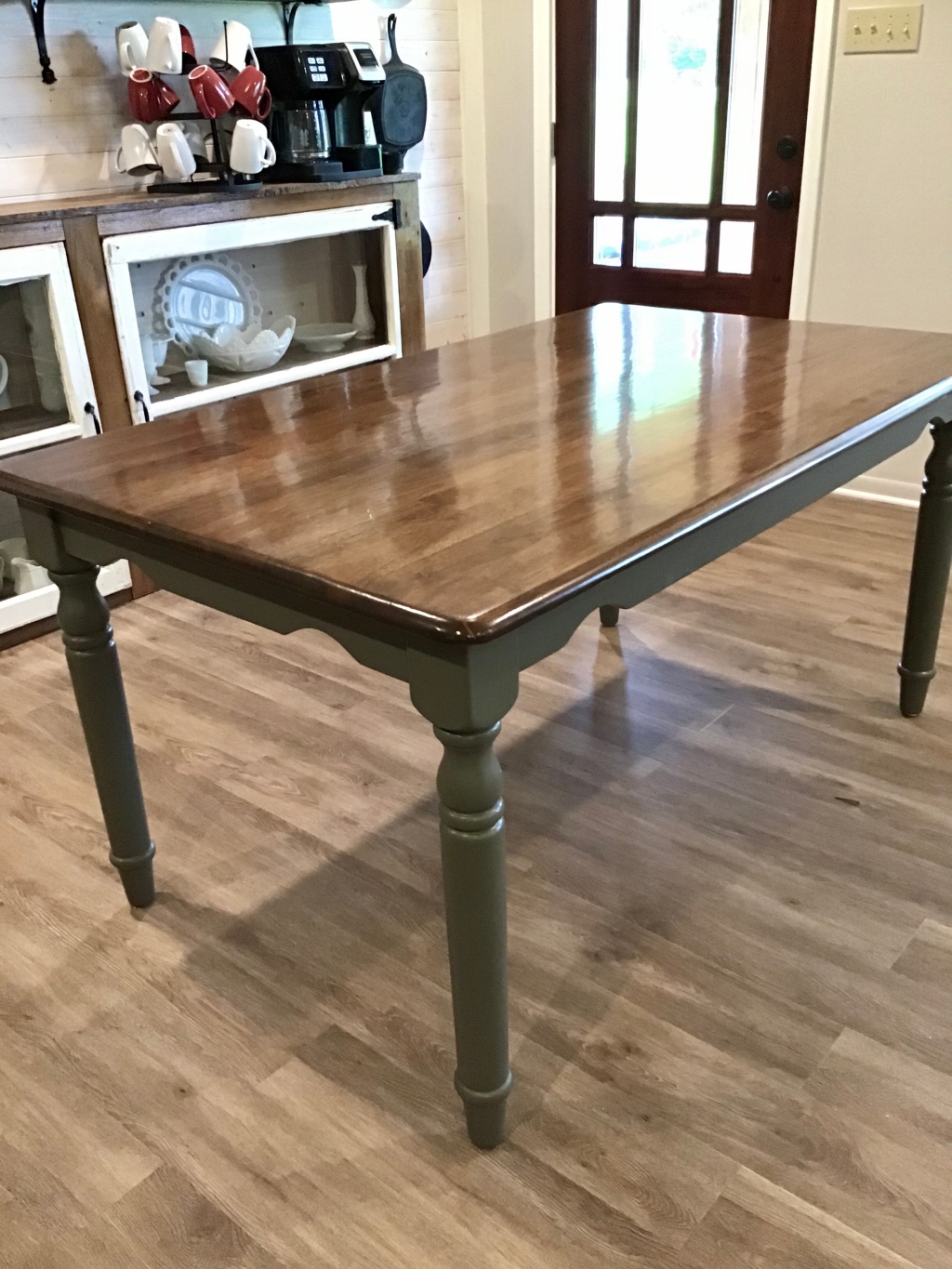Updating a 1990’s Butcher Block Table